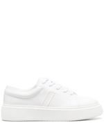 GANNI baskets Court en cuir artificiel - Blanc