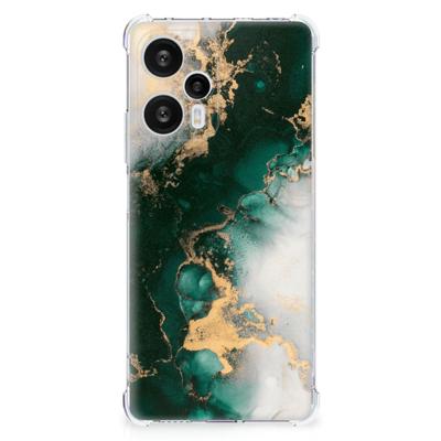 Anti-Shock Hoesje voor Xiaomi Poco F5 Marmer Groen Anti-Shock Hoesje voor Xiaomi Poco F5 Marmer Groen