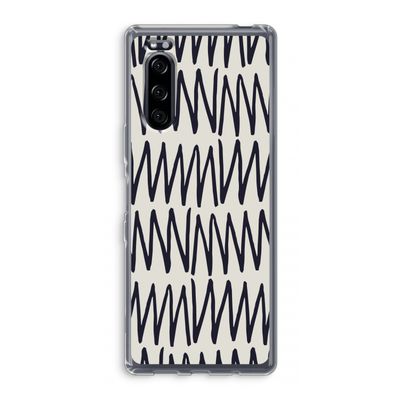 Marrakech Zigzag: Sony Xperia 5 Transparant Hoesje