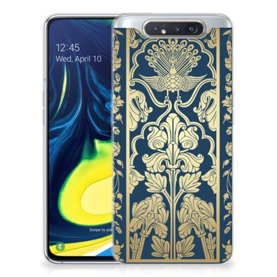 Samsung Galaxy A80 | TPU Case | Beige Flowers