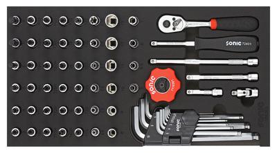 Sonic Doppenset 1/4", SFS 1/3 61-delig 106303