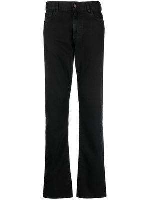 Canali pantalon slim à patch logo - Noir