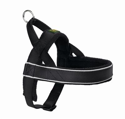 Hunter harnas norweger racing nylon zwart / zwart