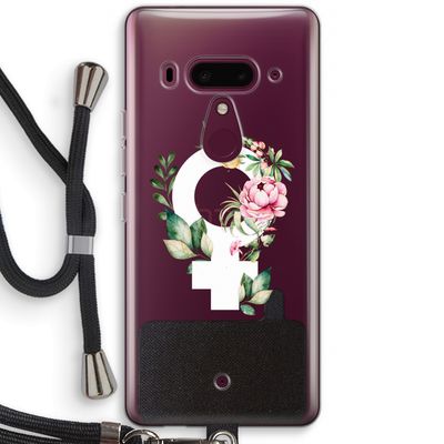 Venus: HTC U12+ Transparant Hoesje met koord
