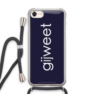 Gijweet: iPhone 8 Transparant Hoesje met koord