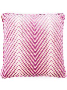 Missoni Home coussin Ziggy en coton - Rose