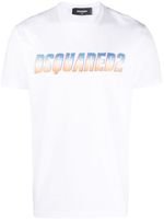 DSQUARED2 t-shirt en coton à logo imprimé - Blanc