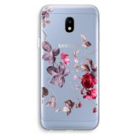 Mooie bloemen: Samsung Galaxy J3 (2017) Transparant Hoesje