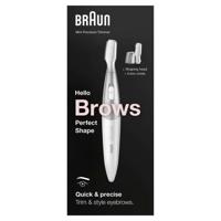 Mini rifinitore di precisione - BRAUN - FG1106 BIKINI - 1 velocità - Batteria - Grigio / Bianco