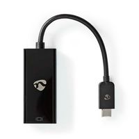 USB-Adapter | USB 3.2 Gen 1 | USB-C Male | Mini DisplayPort Female | 0.2 m | Rond | Vernikkeld | PVC | Zwart - thumbnail
