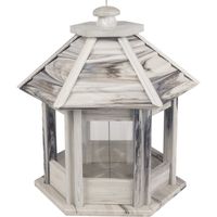 Vogelvoedersilo Pavel 30 x 30 x 30 cm Flamingo Grijs - thumbnail