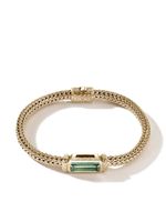 John Hardy bracelet Classic Chain en or 18ct serti de tourmaline