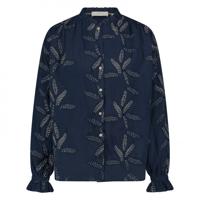 Nukus - Blauw | Dames | Blouse | Blauw | M | regular | Kamst mode Nukus - Blauw | Dames | Blouse | Blauw | M | regular | Kamst mode