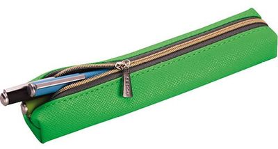 Cedon etui 18,5 x 3,5 cm kunstleer groen/zwart Cedon etui 18,5 x 3,5 cm kunstleer groen/zwart