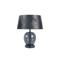 Highlight TafellampApple zwart met smoke glas Ø 30cm - T1341.01 + O4452.21