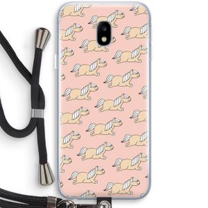 Ponys: Samsung Galaxy J3 (2017) Transparant Hoesje met koord