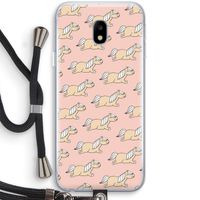Ponys: Samsung Galaxy J3 (2017) Transparant Hoesje met koord