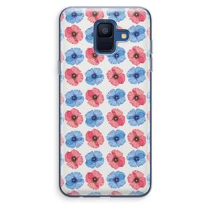 Klaproosjes: Samsung Galaxy A6 (2018) Transparant Hoesje