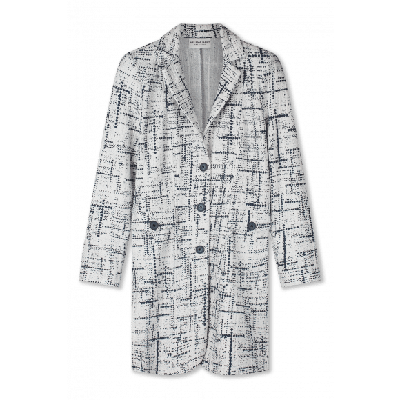 Helena Hart - Blauw | Dames | Blazer | Blauw | XXL | regular | Kamst mode