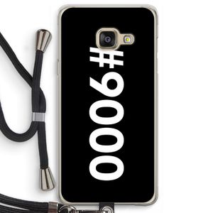 #9000: Samsung Galaxy A3 (2016) Transparant Hoesje met koord