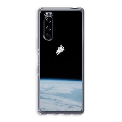 Alone in Space: Sony Xperia 5 Transparant Hoesje