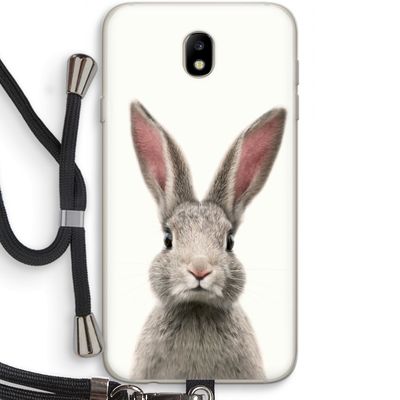Daisy: Samsung Galaxy J7 (2017) Transparant Hoesje met koord
