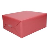 Cadeaupapier/inpakpapier donker rood 500 x 50 cm op rol   - - thumbnail