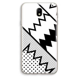 Pop Art #5: Samsung Galaxy J7 (2017) Transparant Hoesje