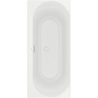 Villeroy & boch Loop duobad - 170x75cm - rechthoek/binnenbad ovaal - acryl Stone White mat UBA170LOF2V-RW