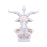 Nemesis Now - Baphomet Bust (White) 33.5cm - thumbnail