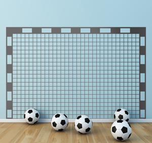 Muursticker voetbal doel