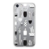 Cactusmotief: iPhone 8 Transparant Hoesje Cactusmotief: iPhone 8 Transparant Hoesje