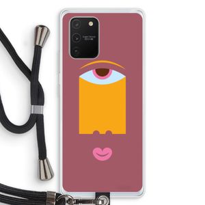 Mono V: Samsung Galaxy S10 Lite Transparant Hoesje met koord