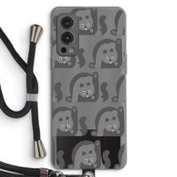 Cats: OnePlus Nord 2 5G Transparant Hoesje met koord