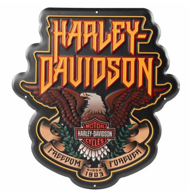 Harley-Davidson Hard Rock Eagle Metalen Bord - 37 x 39cm Harley-Davidson Hard Rock Eagle Metalen Bord - 37 x 39cm
