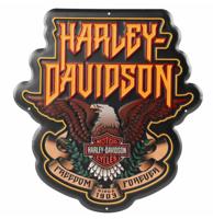 Harley-Davidson Hard Rock Eagle Metalen Bord - 37 x 39cm