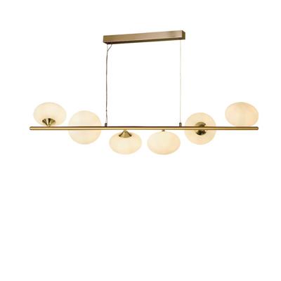 Searchlight Gouden hanglampPebble 6-lichts - 94041-6GO