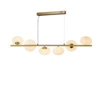 Searchlight Gouden hanglampPebble 6-lichts - 94041-6GO