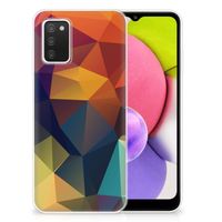 Samsung Galaxy A03S TPU Hoesje Polygon Color