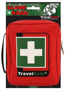 Travelsafe Globe Basic Bag - EHBO tas - rood