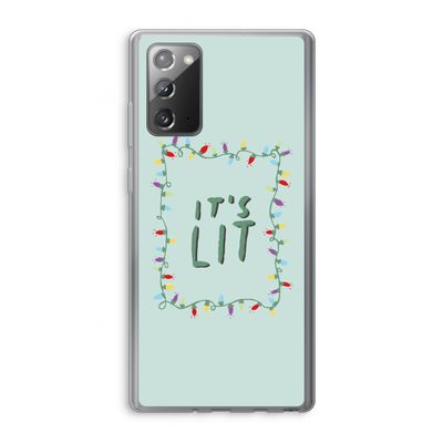 It's Lit: Samsung Galaxy Note 20 / Note 20 5G Transparant Hoesje