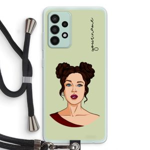 Pop-Art Creator: Samsung Galaxy A52s 5G Transparant Hoesje met koord