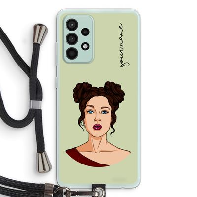 Pop-Art Creator: Samsung Galaxy A52s 5G Transparant Hoesje met koord