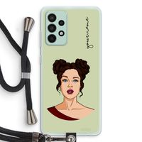 Pop-Art Creator: Samsung Galaxy A52s 5G Transparant Hoesje met koord