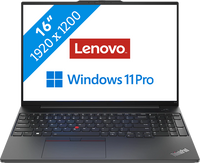 Lenovo ThinkPad E16 Laptop 40,6 cm (16") WUXGA Intel® Core™ i5 i5-1335U 16 GB DDR4-SDRAM 512 GB SSD Wi-Fi 6 (802.11ax) Windows 11 Pro Zwart - thumbnail