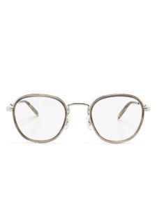 Oliver Peoples lunettes de vue Lilletto-R à monture ronde - Métallisé