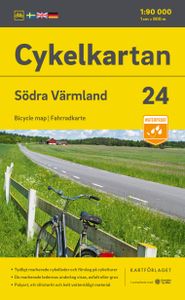 Fietskaart 24 Cykelkartan Södra Värmland - zuid Varmland | Norstedts