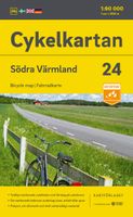 Fietskaart 24 Cykelkartan Södra Värmland - zuid Varmland | Norstedts - thumbnail
