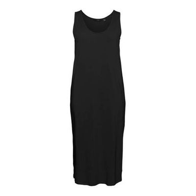 VERO MODA CURVE maxi jurk VMKIKKE zwart VERO MODA CURVE maxi jurk VMKIKKE zwart