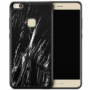 Huawei P10 Lite hoesje - Black marble